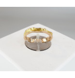 Christian Gouden organische ring