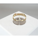 Christian Gouden smalle ring met diamant