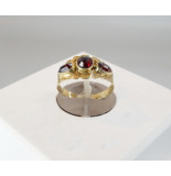 Christian Gouden ring met granaat