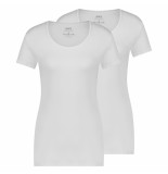 MWTS Dames t-shirt ronde hals slim fit 2-pack