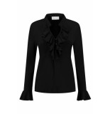 Helena Hart 7257 blouse ruche black