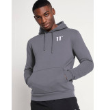 11 Degrees Core pullover hoodie shadow grey sweater hood