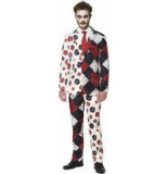 Opposuits Suitmeister red clown heren kostuum meerkleurig halloween