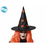 Confetti Heksen hoed pompoen | halloween witch hoed