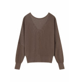 Grace & Mila Fijn gebreid vest gabon -
