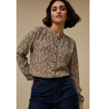 By-Bar Amsterdam 22512037 cato outline flower blouse