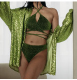 Unique The Label Kyana 4-delige bikini et lurex