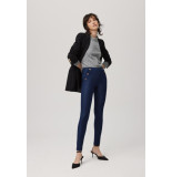 Ysabel Mora Legging fantasie fashion | knoop | navy jeans
