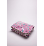 Confetti Fleece deken luiaard pink | kinder fleece deken 160x130cm