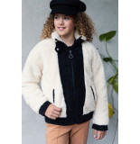 Looxs Revolution Teddy/rib jacket voor meisjes in de kleur