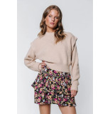 Colourful Rebel Mosh flower mini skirt