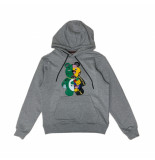 Sprayground Sweatshirt man anatomy bear hoodie grey sp223grey