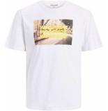 Jack & Jones Outside tee ss crew neck bright white