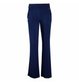 BR&DY Broek olive flared b navy