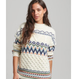 Superdry Vintage cable pattern knit