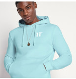 11 Degrees Core pullover hoodie pastel blue heren sweater hood