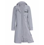 Dingy Weather Dames regenjas met voering PU slanke jacket