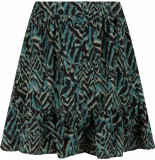 Lofty Manner Skirt eva black & green printed