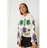 Refined Department R22108216 ladies knitted oversized sweater jayne