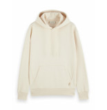 Scotch & Soda Hooded sweater relaxed fit felpa off white (163941 0001)