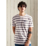 Superdry T-shirt gestreept relaxed fit optic (m1010895a yjf)