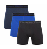 Bamboo Basics Boxershorts 3pack bamboo black/navy/blue (rico 011)