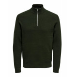 Only & Sons Onsphil reg 12 cotton half zip knit