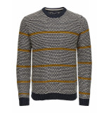 Only & Sons Onseamon reg 3 check crew knit