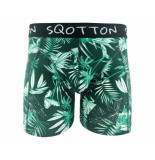 SQotton Boxershort ® jungle groen/wit