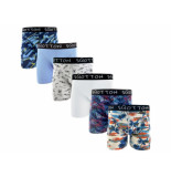 SQotton Heren boxershorts ® 6 stuks holliday/beach