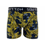 SQotton Boxershort ® jungle geel/zwart