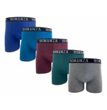 Bonanza Boxershorts 5 pack katoen casual/color
