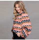 &Co Woman &co women blouse amandine big dot dusty pink