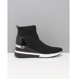 Michael Kors Sneakers/hoge-sneakers dames 43f7skfesd-001 black textiel