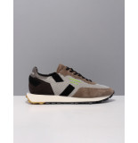 Ghoud Sneakers/lage-sneakers heren ml43 brown-black suede comb