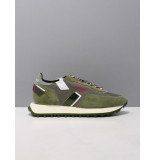 Ghoud Sneakers/lage-sneakers dames solw-ps02 green suede comb