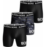 Björn Borg 3-pack performance boxers groen