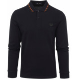 Fred Perry Donker lange mouwen polo