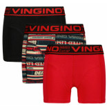 Vingino jongens gift pack 3-pack boxershort blaze red