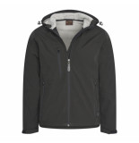 Cappuccino Italia Softshell hood jacket black