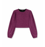 Refined Department Ladies knitted cropped blouse