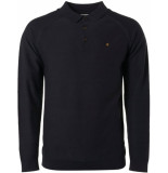No Excess Ls polo solid navy