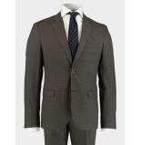 Bos Bright Blue Kostuum toulon suit drop 8 223028to21sb/840 brown