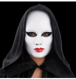 Confetti White face masker