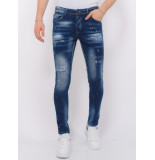 Local Fanatic Designer jeans h paint splatter slim fit
