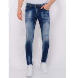 Local Fanatic Blue stone washed jeans slim fit