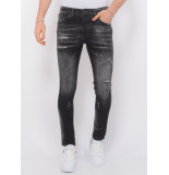 Local Fanatic Stonewashed ripped jeans slim fit