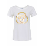 MAICAZZ Yssa t-shirt off white/gold sp23.75.021