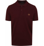 Fred Perry Polo m6000 effen bordeaux