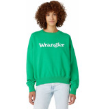 Wrangler Relaxed sweatshirt bright green